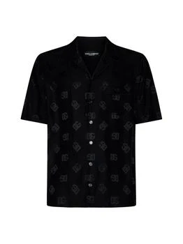 Dolce & Gabbana | Dolce & Gabbana DG Monogram Jacquard Hawaiian Shirt