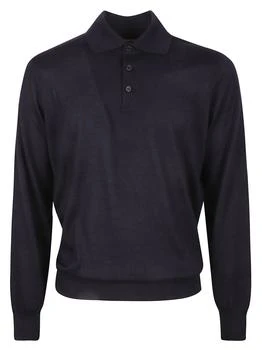 Brunello Cucinelli | Brunello Cucinelli Long Sleeve Polo Shirt
