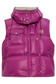 Moncler | Moncler Pario Logo Patch Hooded Padded Gilet