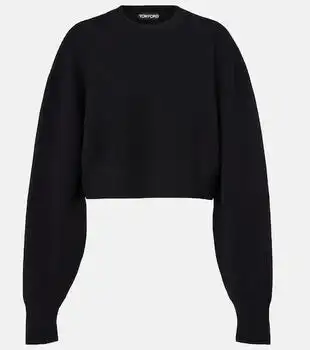 Tom Ford | Cropped wool and cashmere-blend sweater