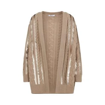 Max Mara | Max Mara Mirco Open-Front Long-Sleeved Cardigan
