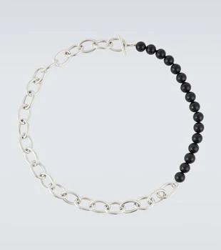 Jil Sander | Beaded sterling silver necklace