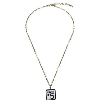 Chanel | Cc No.5 Pendant Necklace Metal _Plated Necklace Jewelry (Pre-Owned)