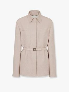 Fendi | Ff diagonal 3d wool blazer