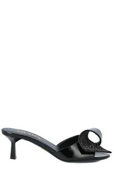 Prada | Prada Embellished Slip-On Sandals