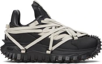 Rick Owens | Moncler + Rick Owens Black Trailgrip Megalace Sneakers