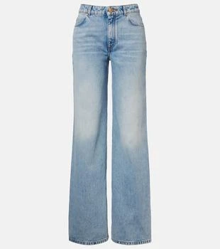 Balmain | Mid-rise wide-leg jeans