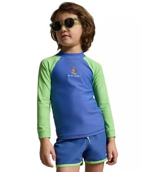 Ralph Lauren Boys' 2-7 Round Neck Rashguard