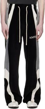 AMIRI | Black Oversized Panel Track Pants