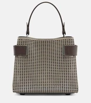 Brunello Cucinelli | Essence Small leather top-handle bag