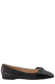 Valentino | Valentino Bowow Round Toe Slip-On Ballet Flats