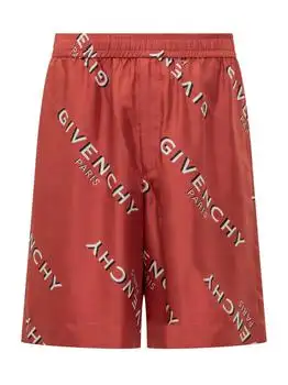 Givenchy | Givenchy Logo Shadow Printed Bermuda Shorts