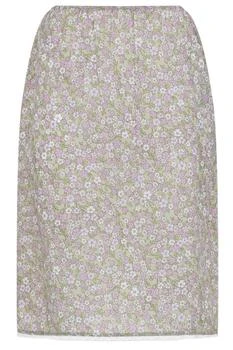 Prada | Prada Flora-Printed Midi Skirt