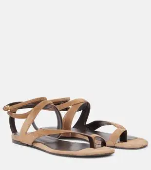 Khaite | Aimee suede sandals