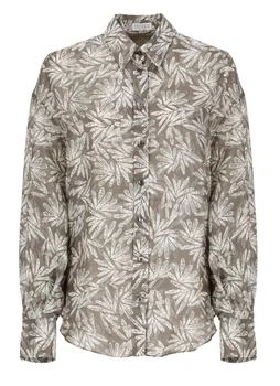 Brunello Cucinelli | Silk Pattern Women's Shirt