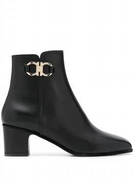 Salvatore Ferragamo | Women's Leather Ankle Boots In Black