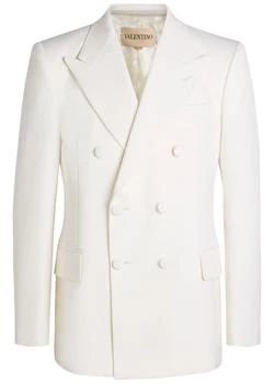Valentino | Double-breasted wool blazer