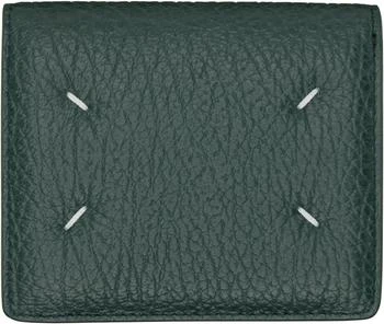 MAISON MARGIELA | Green Four Stitches Pocket Wallet