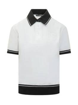 Dolce & Gabbana | Dolce & Gabbana Logo Detailed Polo Shirt