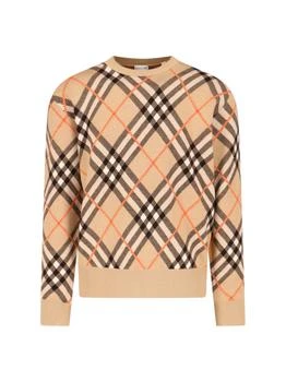 Burberry | Burberry Nova Check Long-Sleeved Crewnecck Jumper