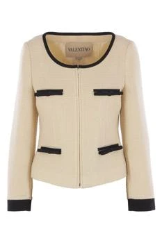 Valentino | Valentino Bow Detailed Tweed Jacket