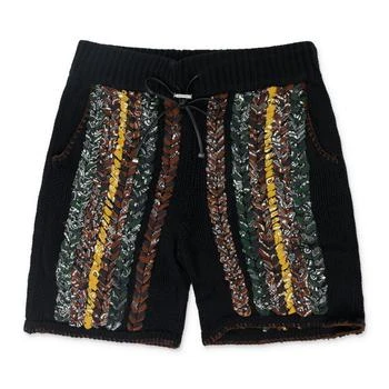 AMIRI | Black Braided Bandana Shorts