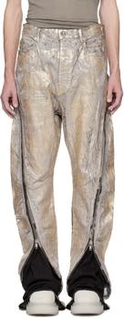 Gold Hollywood Bolan Banana Jeans