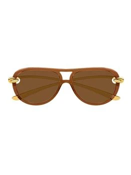 Bottega Veneta | Bottega Veneta Eyewear Aviator Frame Sunglasses