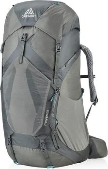 Gregory Gregory Maven 65L Women's Backpacking Pack, Breathable Backpanel and Shoulder Harness, Built-In Hydration Sleeve (Reservoir Not Included), Small/Medium, Helium Grey