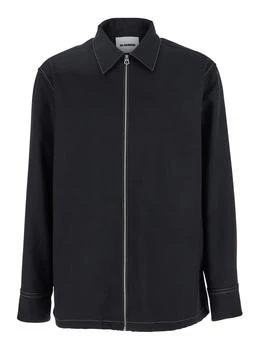 Jil Sander | Jil Sander Long Sleeved Zip-Up Shirt