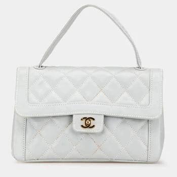 Chanel | Chanel Matelasse Wild Stitch Coco Mark Handbag Blue Lambskin