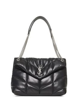 Yves Saint Laurent | SAINT LAURENT | Black Puffer Medium shoulder bag | Women | PZ
