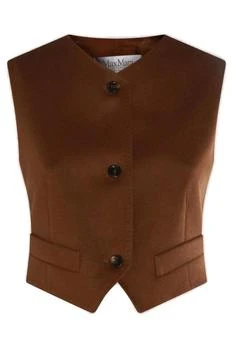 Max Mara | Max Mara Single-Breasted Vest