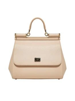 Dolce & Gabbana | Dolce & Gabbana Sicily Logo Plaque Large Tote Bag