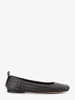 Bottega Veneta | Charlotte leather ballerinas with Intrecciato motif
