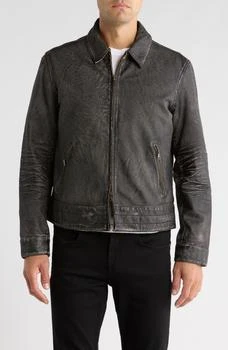 John Varvatos Asher Heritage Leather Jacket