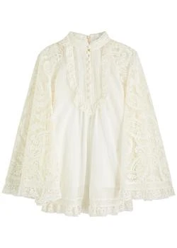 Zimmermann | Ascension Lace Yoke Tunic ramie tunic