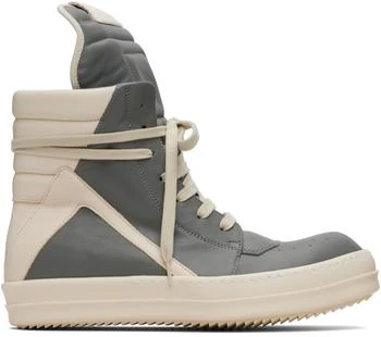 Rick Owens | Gray Concordians Geobasket Sneakers