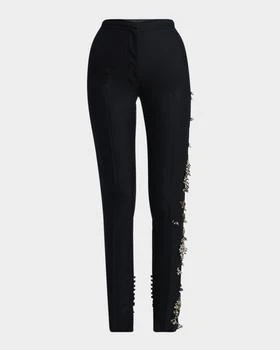 Dries Van Noten | Slim Embellished Wool Pants