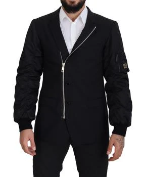 Dolce & Gabbana | Wool Full Zip Long Sleeves Men's Jacket