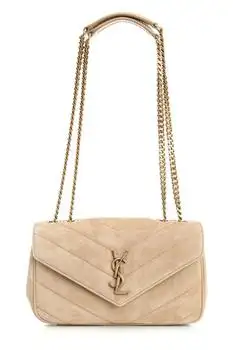 Yves Saint Laurent | Saint Laurent Loulou Logo Plaque Small Shoulder Bag