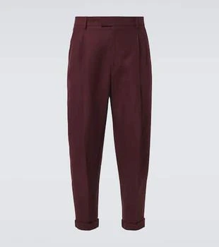 Dolce 
Gabbana | Linen tapered pants