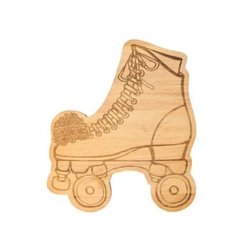 Creative Gifts International Roller Skate Wood Board - 13" X 15" In Brown