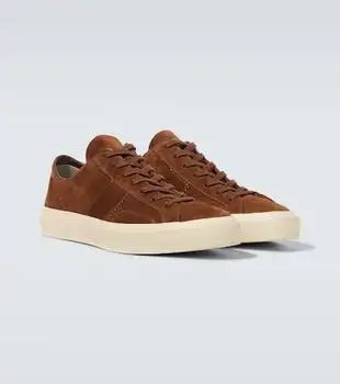 Tom Ford | Cambridge logo suede sneakers