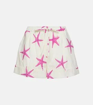 Valentino | Starfish cotton poplin shorts
