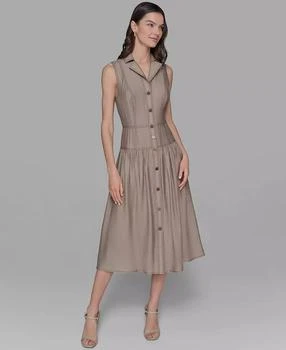 Women's Sleeveless Tiered Dress, P/XS-XL