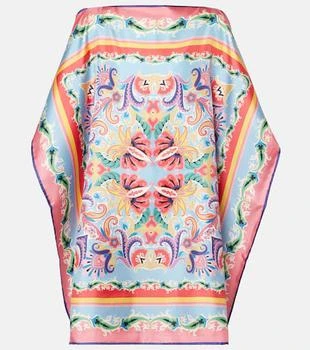 ETRO | Printed silk foulard top