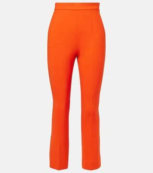 Max Mara | Nepeta high-rise wool-blend straight pants