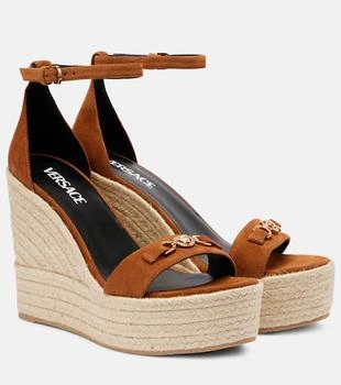 Versace | Medusa '95 suede espadrille wedges