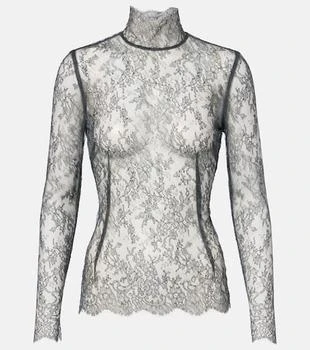 Dolce
Gabbana | High-neck floral lace top